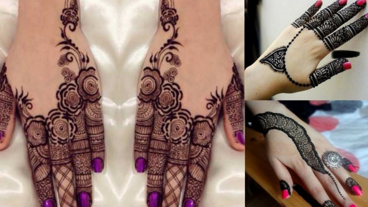 Very Attractive & Stylish Back Hand Rose Flower Khafif Mehndi Designs  Collections 2020 - YouTube