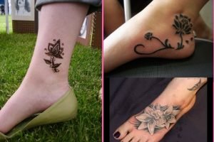 Flower Ankle Tattoo
