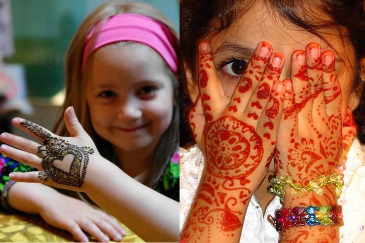 Top 10 Easy And Cute Mehandi Designs For Kids In 2018