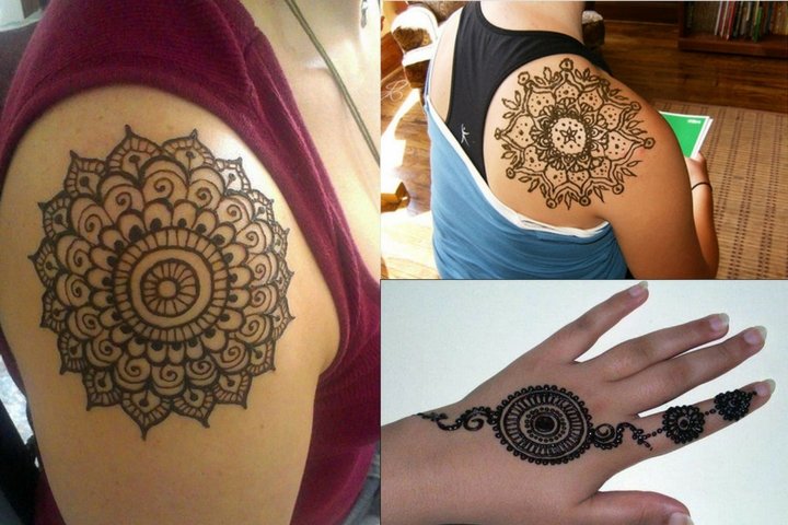 Simple Circle Mehendi