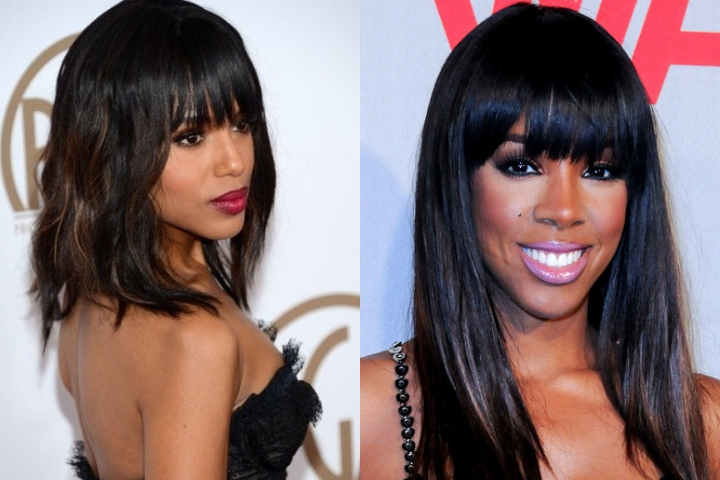Black Hairstyles With Bangs