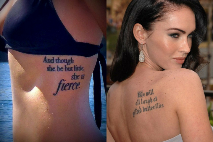 Body Quote Tattoos
