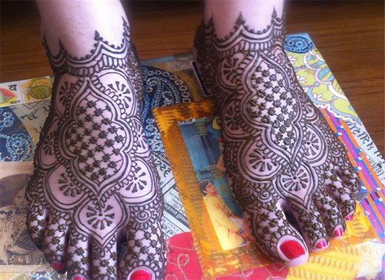 foot mehendi