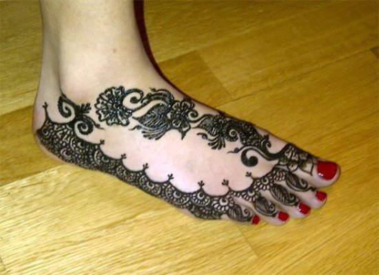 foot mehendi