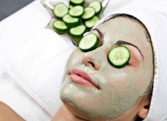 Cucumber face mask 