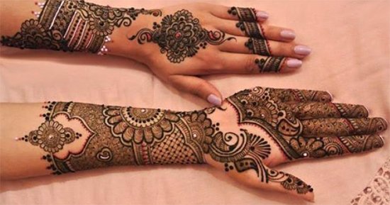 Latest Front And Back Hand Mehendi