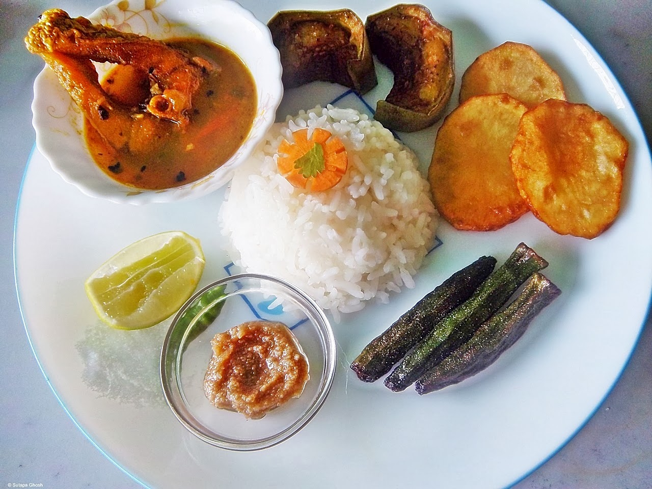Bengali lunch menu