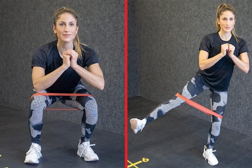 Squat With Side Raise