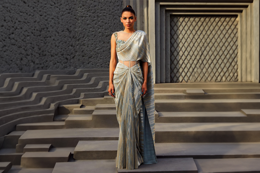 Glamorous Saree Gowns to Slay at Wedding Events